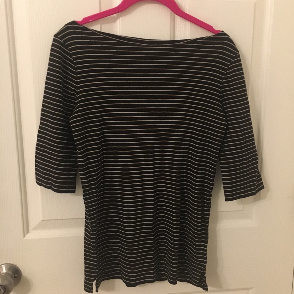 Jones New York Knit 3/4 Sleeve Top